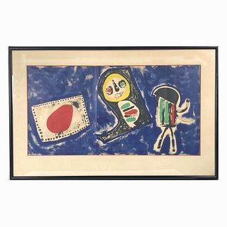 Style of Miro Work On Paper