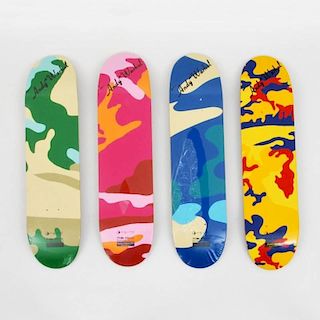 Skateboard Decks by Andy Warhol (After), Set of 4