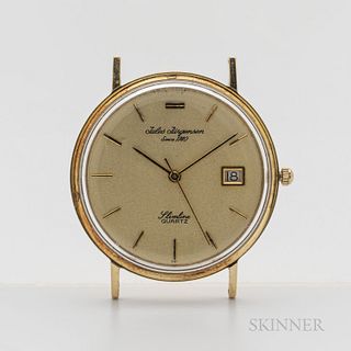 Jules Jurgensen 14kt Gold "Slimline" Wristwatch