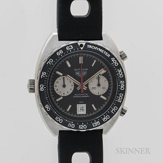 Heuer Autavia Stainless Steel Reference 11630 "Viceroy" Wristwatch