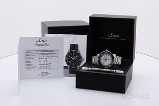 Sinn Reference 104 ST SA IW Wristwatch with Box and Papers