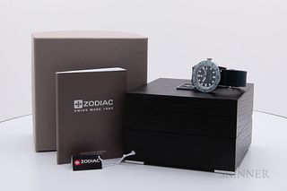 Zodiac Super Seawolf 53 Reference Z09264 Wristwatch with Box and Papers