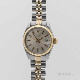 Rolex Two-tone Oyster Perpetual Date Reference 6917 Women’s Wristwatch