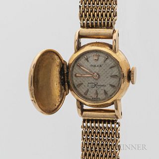 18kt Gold Double-signed Rolex Women’s Wristwatch