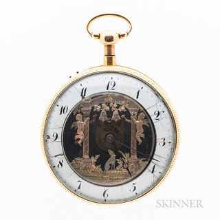 18kt Gold Quarter-hour Repeating Automaton Watch