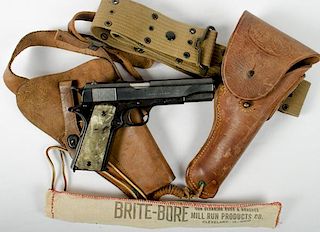 * Colt Model of 1911 Army Pistol with Extra Items 