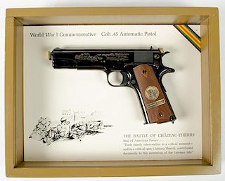 **World War I Commemorative Chateau-Thierry Colt 45 1911 Pistol 