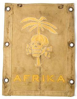 German Afrika Totenkopf Tapestry 