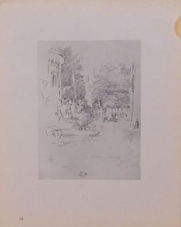 James McNeill Whistler: The Little Cafe au Bois