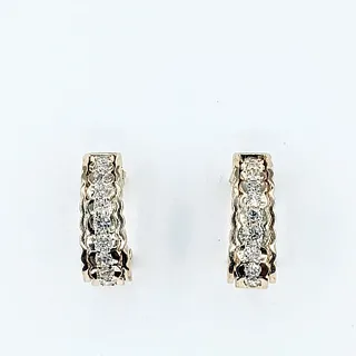 Everyday Diamond & 14K Gold Earrings