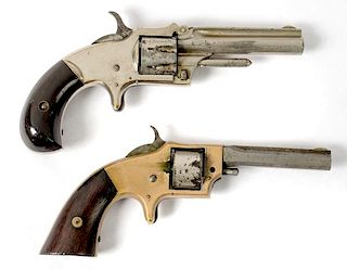 Smith & Wesson Rollin White Arms Pocket Revolver and Marlin Standard Revolver 