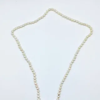 Cultured Akoya Pearl Strand Necklace with 14K Gold Clasp