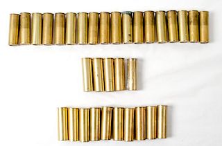 Assorted Brass Shotgun Shells, Lot of Thirty-Three 