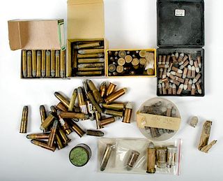 Assorted 19th Century Cartridges, Large Lot 