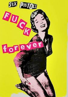 Jamie Reid 'Sex Pistols Fuck Forever' Prints