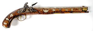 Contemporary Copy of a Rigby Flintlock Pistol 
