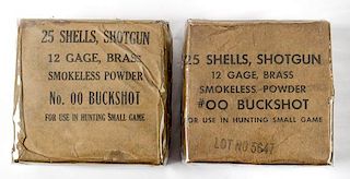 Standard US Military Shot Shells, Lot of Two 