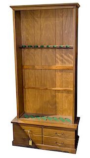Wooden Gun Cabinet 