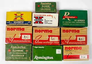Assorted Rifle Ammo, Lot of Ten 