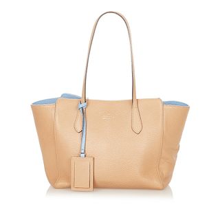 Gucci Swing Leather Tote Bag