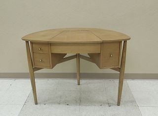 Modernist Demilune Vanity Table.