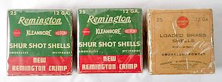 Remington Shot Shells , Three Boxes