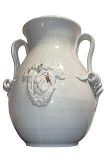 Large Italian Terra Cotta Garden Vase