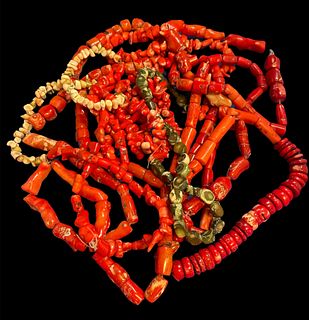 4 Strands Coral Beads 