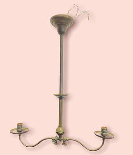Two Arm Victorian Chandelier without Shades