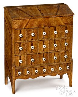 John Boyer, painted pine seed chest