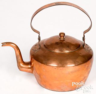 Large Reading, Pennsylvania copper kettle