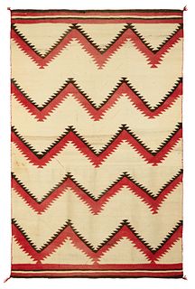 Diné [Navajo], Serape Textile, ca. 1890-1910