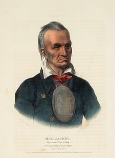 McKenney and Hall, Red Jacket - A Seneca War Chief, ca. 1834