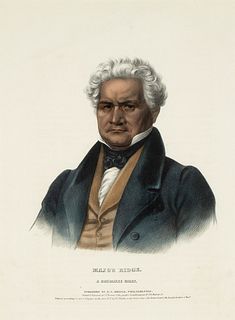 McKenney and Hall, Major Ridge - A Cherokee Chief, ca. 1837