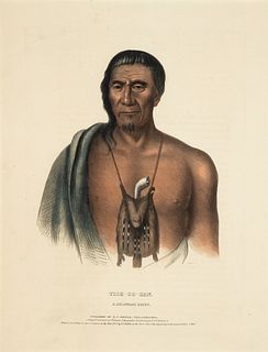 McKenney and Hall, Tish-Co-Han - A Delaware Chief, ca. 1837