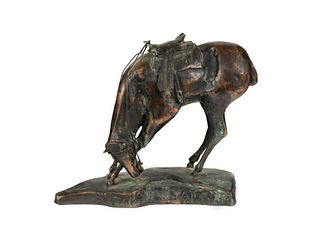 Wolf Pogzeba, Riderless Horse (Lone Horse), 1963