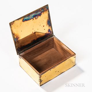 Cartier Sterling Silver Cigarette Box