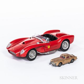 Model Ferrari and Aston Martin