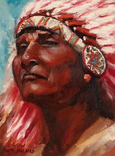 William Henry Holmes, Apache Indian Chief, 1963