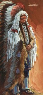 Ralph Wall, Cayuse Chief, 1977