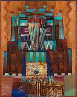 Tony Abeyta, Untitled (Turquoise Headdress), 1991