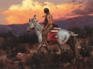 Gary Niblett, Indian Sunset, 1989