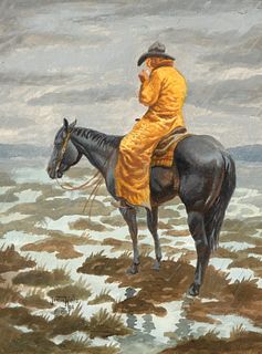 Justin Wells, Untitled (Rainy Cowboy), 1984