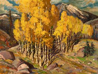 Ben Turner, New Mexico Landscape, 1946
