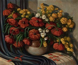 Ben Turner, Floral Still Life, 1946