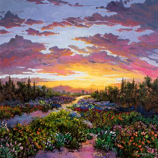 Thomas de Decker, Floral Sunset, 2022