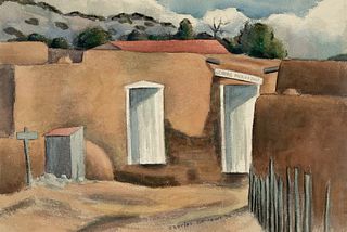 Charles Barrows, Untitled (Adobe Home)