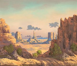 Thomas L. Lewis, Early Morning in Monument Valley