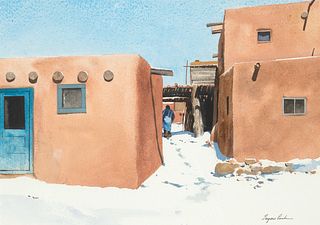 Eugene Conlon, (1925 - 2001), Fresh Snow, Taos