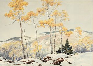 Arthur W. Hall, October Snow, 1945